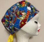 Cuffia chirurgica  Marvel 3 sfondo azzurro n 38